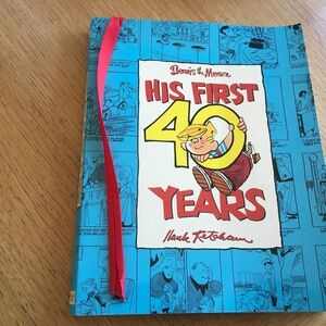 Book: Dennis the Menace. His first 40ys. Autographed